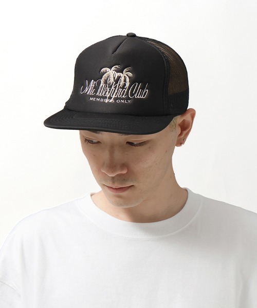 MFC STORE（エムエフシーストア）の「MFC STORE MFC WEEKEND CLUB LOGO MESH CAP（キャップ・メンズ・ブラック/ブラック×ホワイト・FREE）」の17枚目の写真