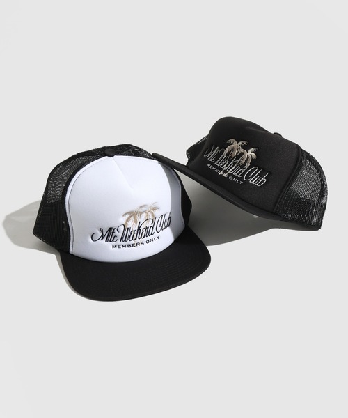 MFC STORE（エムエフシーストア）の「MFC STORE MFC WEEKEND CLUB LOGO MESH CAP（キャップ・メンズ・ブラック/ブラック×ホワイト・FREE）」の16枚目の写真