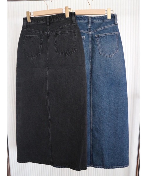 TRUNC（トランクエイティーエイト）の「Cross Waist Denim Skirt（デニムスカート・レディース・グレー/ブルー・SMALL/MEDIUM）」の13枚目の写真