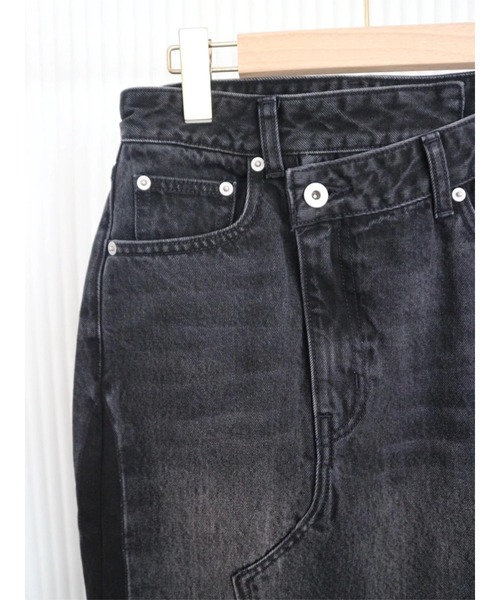 TRUNC（トランクエイティーエイト）の「Cross Waist Denim Skirt（デニムスカート・レディース・グレー/ブルー・SMALL/MEDIUM）」の22枚目の写真