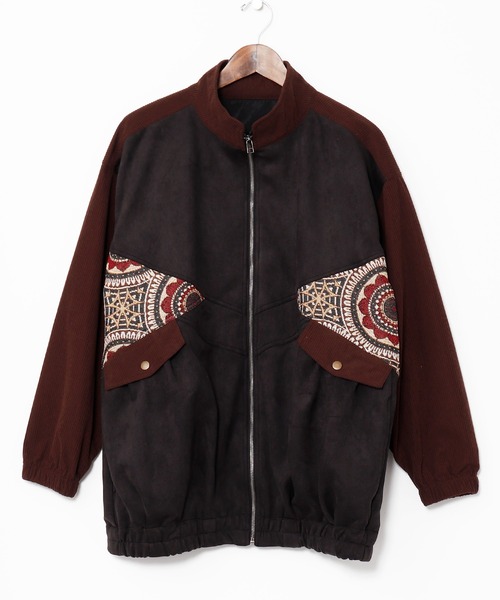 チャイハネ（チャイハネ）の「【チャイハネ】ジポアルジャケット（ブルゾン・レディース・ベージュ/ブラック/レッド・FREE）」の9枚目の写真