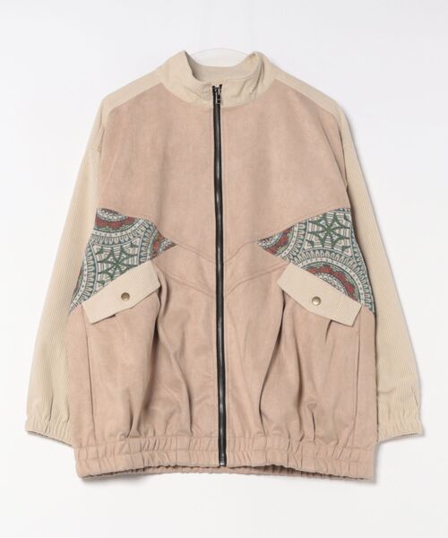 チャイハネ（チャイハネ）の「【チャイハネ】ジポアルジャケット（ブルゾン・レディース・ベージュ/ブラック/レッド・FREE）」の16枚目の写真