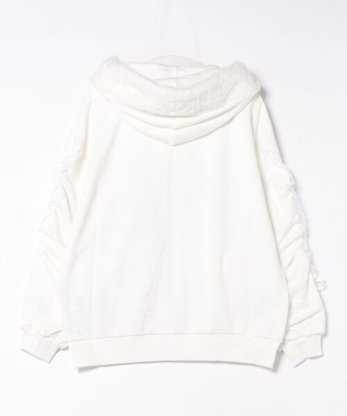 Secret Honey(シークレットハニー)の「ドロストファーパーカー(パーカー・レディース・ブラック/オフホワイト・FREE)」の14枚目の写真