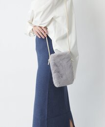 un dix cors | 《コーデのアクセントに◎》エコファーミニショルダー(ショルダーバッグ)