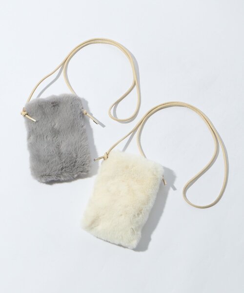 un dix cors(アンディコール)の「《コーデのアクセントに◎》エコファーミニショルダー(ショルダーバッグ・レディース・モカ/ベージュ・FREE)」の22枚目の写真