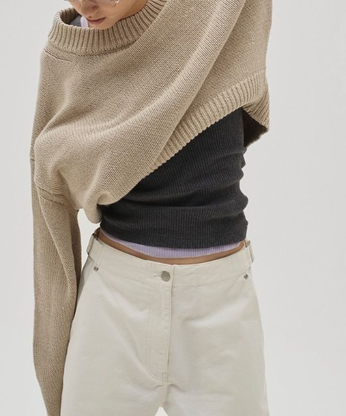 TODAYFUL(トゥデイフル)の「【TODAYFUL/トゥデイフル】Useful Seamless Rib Tanktop/シームレスリブタンクトップ(タンクトップ・レディース・ダークブラウン系/ホワイト/チャコールグレー・FREE)」の10枚目の写真