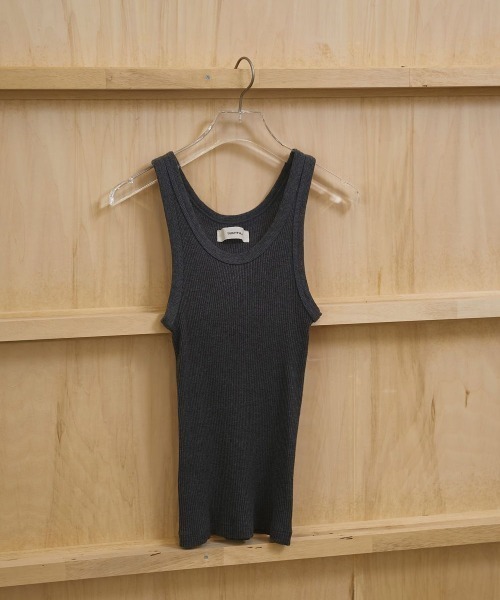 TODAYFUL(トゥデイフル)の「【TODAYFUL/トゥデイフル】Useful Seamless Rib Tanktop/シームレスリブタンクトップ(タンクトップ・レディース・ダークブラウン系/ホワイト/チャコールグレー・FREE)」の12枚目の写真
