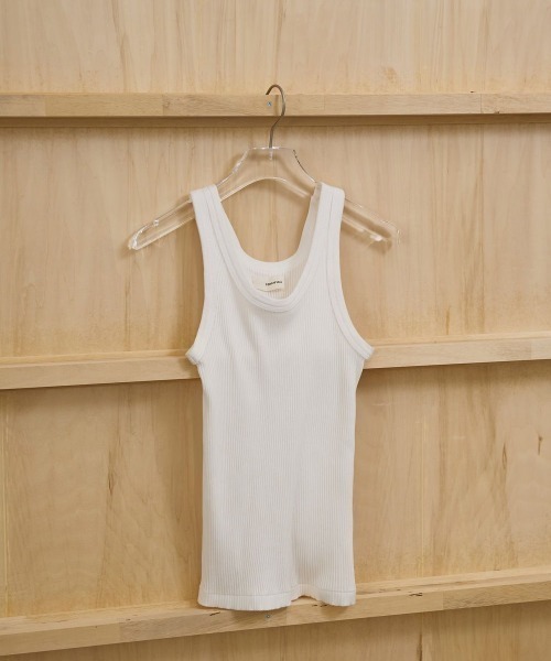 TODAYFUL(トゥデイフル)の「【TODAYFUL/トゥデイフル】Useful Seamless Rib Tanktop/シームレスリブタンクトップ(タンクトップ・レディース・ダークブラウン系/ホワイト/チャコールグレー・FREE)」の13枚目の写真