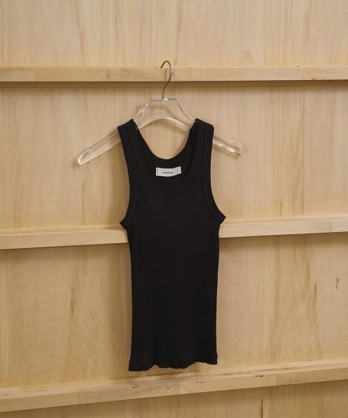 TODAYFUL(トゥデイフル)の「【TODAYFUL/トゥデイフル】Useful Seamless Rib Tanktop/シームレスリブタンクトップ(タンクトップ・レディース・ダークブラウン系/ホワイト/チャコールグレー・FREE)」の11枚目の写真