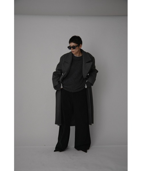 セール】Long Chester field Coat / ロングチェスターフィールドコート