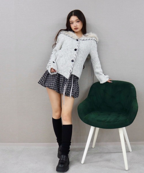 CECIL McBEE(セシルマクビー)の「バルーンミニスカート(スカート・レディース・ブラック/ベージュ/ブラウン・LARGE/MEDIUM)」の20枚目の写真