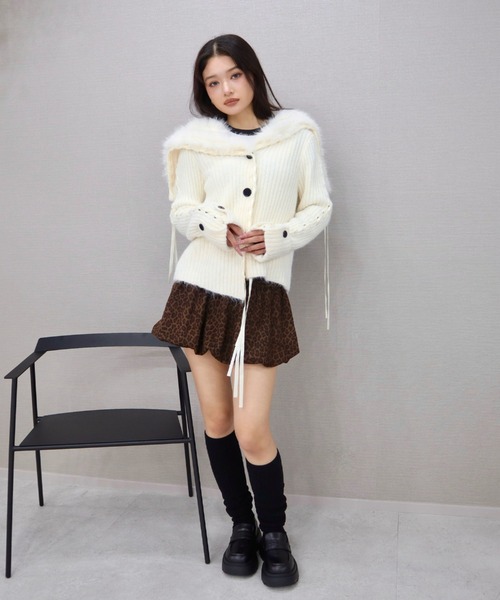 CECIL McBEE(セシルマクビー)の「バルーンミニスカート(スカート・レディース・ブラック/ベージュ/ブラウン・LARGE/MEDIUM)」の14枚目の写真