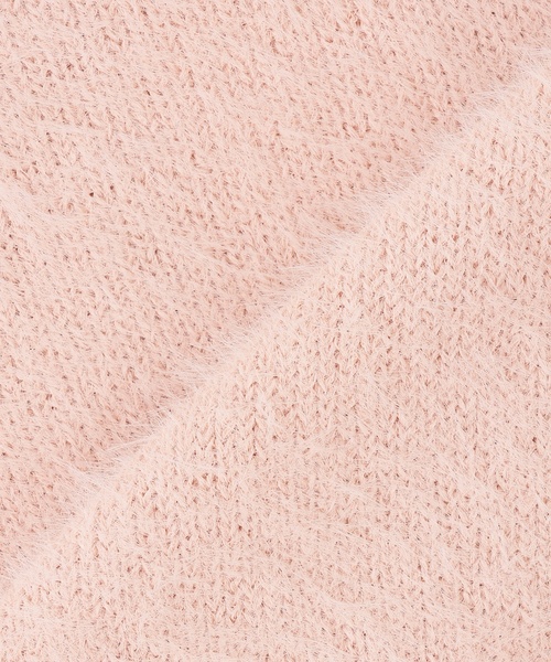 by LOVEiT（バイラビット）の「肩スリットモヘアーニット（ニット/セーター・キッズ・ピンク/オフホワイト/グレー・150cm/140cm/160cm/120cm/130cm）」の14枚目の写真