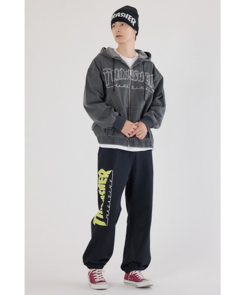 激レア ロデオクラウンズ フェリックス コラボ クッション☆ THRASHER スウェットパンツ（スウェットパンツ）｜RODEO CROWNS WIDE