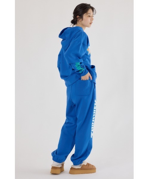 RODEO CROWNS WIDE BOWL（ロデオクラウンズワイドボウル）の「THRASHER スウェットパンツ（スウェットパンツ・レディース・グレー×ホワイト/ブラック/ブルー・LARGE/MEDIUM）」の9枚目の写真