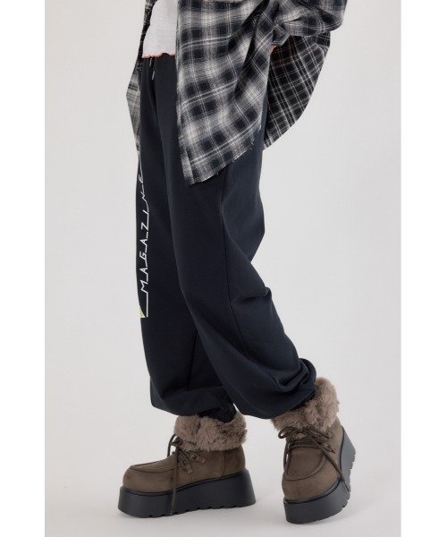 RODEO CROWNS WIDE BOWL（ロデオクラウンズワイドボウル）の「THRASHER スウェットパンツ（スウェットパンツ・レディース・グレー×ホワイト/ブラック/ブルー・LARGE/MEDIUM）」の18枚目の写真