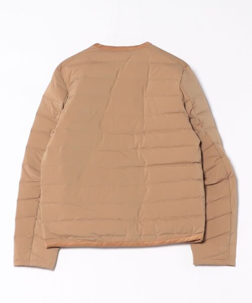 Vincent et Mireille（バンソンエミレイユ）の「【Vincent et Mireille】Stitchless down Cardigan（ダウンジャケット/コート・レディース・ベージュ/ブラック・36/34）」の3枚目の写真