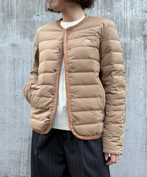 Vincent et Mireille（バンソンエミレイユ）の「【Vincent et Mireille】Stitchless down Cardigan（ダウンジャケット/コート・レディース・ベージュ/ブラック・36/34）」の13枚目の写真