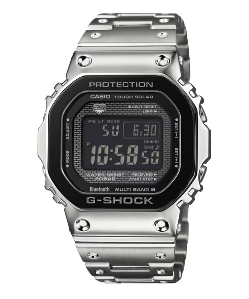 G-SHOCK(ジーショック)の「G-SHOCK/ジーショック 腕時計 FULL METAL GMW-B5000BT-1JF(デジタル腕時計・メンズ・シルバー・FREE)」の1枚目の写真