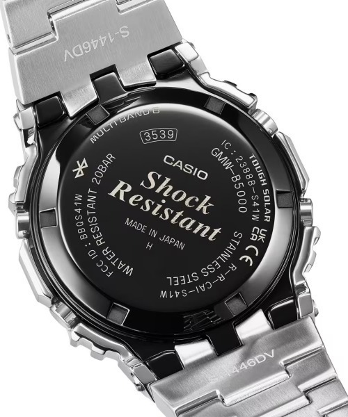 G-SHOCK(ジーショック)の「G-SHOCK/ジーショック 腕時計 FULL METAL GMW-B5000BT-1JF(デジタル腕時計・メンズ・シルバー・FREE)」の5枚目の写真