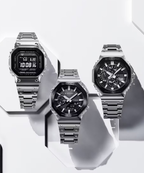 G-SHOCK(ジーショック)の「G-SHOCK/ジーショック 腕時計 FULL METAL GMW-B5000BT-1JF(デジタル腕時計・メンズ・シルバー・FREE)」の8枚目の写真