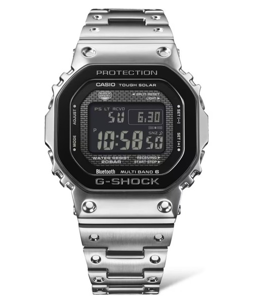 G-SHOCK(ジーショック)の「G-SHOCK/ジーショック 腕時計 FULL METAL GMW-B5000BT-1JF(デジタル腕時計・メンズ・シルバー・FREE)」の3枚目の写真
