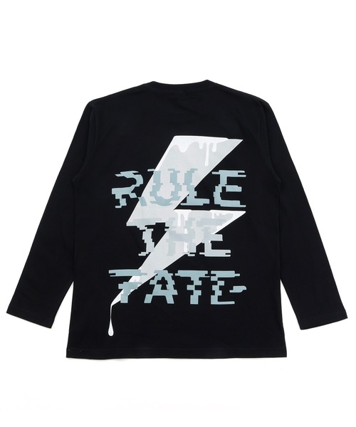 RULE THE FATE(ルールザフェイト)の「【ZOZO限定】RTF THUNDER LONG SLEEVE TEE/サンダーロングスリーブTシャツ(Tシャツ/カットソー・メンズ・ブラック/ホワイト・0/1/2)」の1枚目の写真