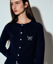 BUTTERFLY KNIT CARDIGAN_NAVY