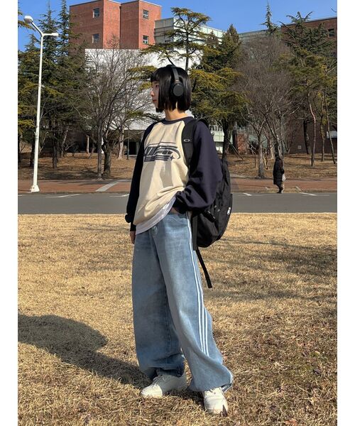 CPGN STUDIO（コンパーニョ）の「シューティングロゴレグランスウェットシャツネイビータン（スウェット・レディース・その他・LARGE/SMALL/MEDIUM）」の7枚目の写真