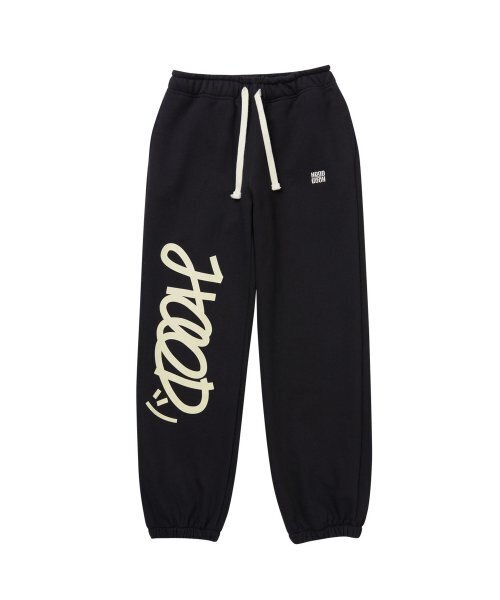 HOODHOOD(フッドフッド)の「シグニチャーロゴスウェットパンツブラック(スウェットパンツ・メンズ・その他・X-LARGE)」の1枚目の写真