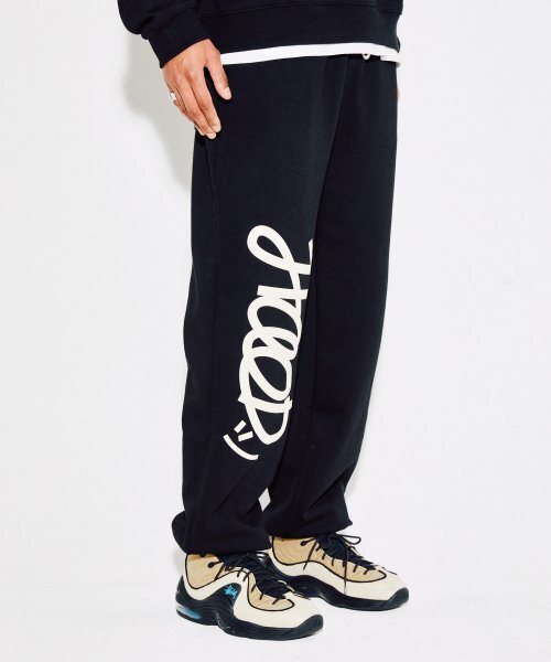 HOODHOOD(フッドフッド)の「シグニチャーロゴスウェットパンツブラック(スウェットパンツ・メンズ・その他・X-LARGE)」の4枚目の写真