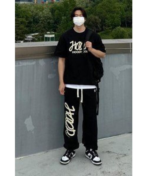 HOODHOOD(フッドフッド)の「シグニチャーロゴスウェットパンツブラック(スウェットパンツ・メンズ・その他・X-LARGE)」の6枚目の写真