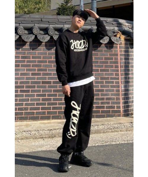 HOODHOOD(フッドフッド)の「シグニチャーロゴスウェットパンツブラック(スウェットパンツ・メンズ・その他・X-LARGE)」の7枚目の写真