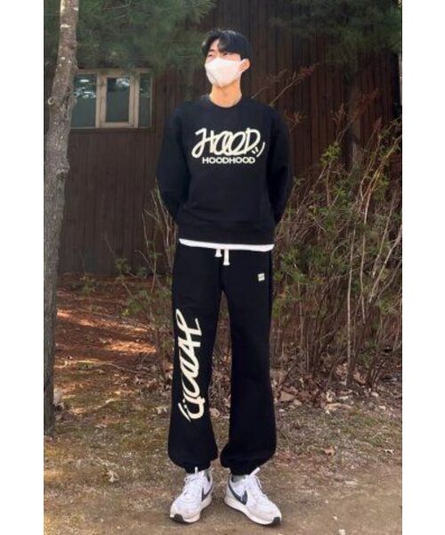 HOODHOOD(フッドフッド)の「シグニチャーロゴスウェットパンツブラック(スウェットパンツ・メンズ・その他・X-LARGE)」の8枚目の写真