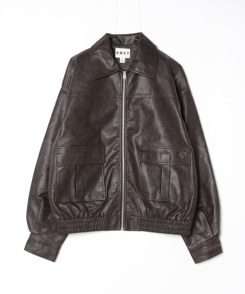 ROXY（ロキシー）の「ロキシー ROXY MY BEST（ブルゾン・レディース・ブラウン/ブラック・S/M/L）」の2枚目の写真
