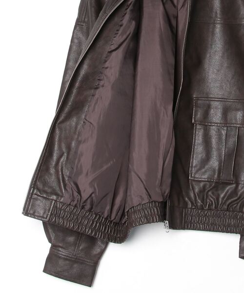 ROXY（ロキシー）の「ロキシー ROXY MY BEST（ブルゾン・レディース・ブラウン/ブラック・S/M/L）」の4枚目の写真