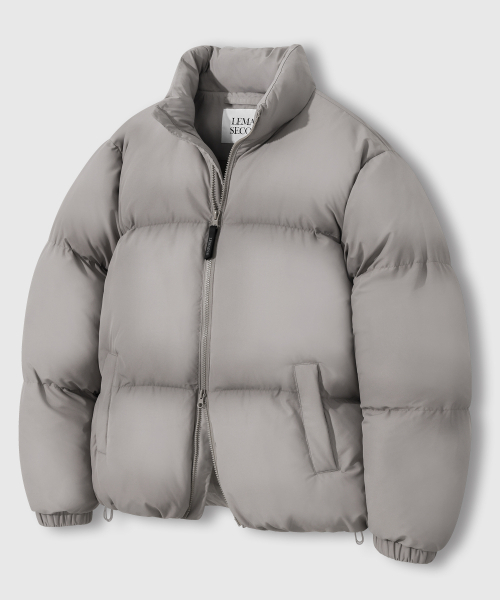 LEMAIN SECOND（リメインセカンド）の「エッセンシャル2WAYオーバーサイズプファーショートダウンジャケット[グレー]（ダウンジャケット/コート・レディース・その他・SMALL/MEDIUM/LARGE）」の4枚目の写真
