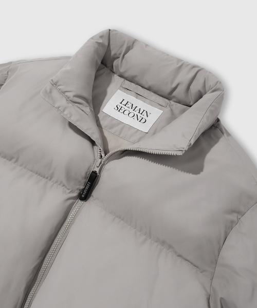 LEMAIN SECOND（リメインセカンド）の「エッセンシャル2WAYオーバーサイズプファーショートダウンジャケット[グレー]（ダウンジャケット/コート・レディース・その他・SMALL/MEDIUM/LARGE）」の7枚目の写真