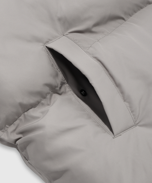 LEMAIN SECOND（リメインセカンド）の「エッセンシャル2WAYオーバーサイズプファーショートダウンジャケット[グレー]（ダウンジャケット/コート・レディース・その他・SMALL/MEDIUM/LARGE）」の10枚目の写真