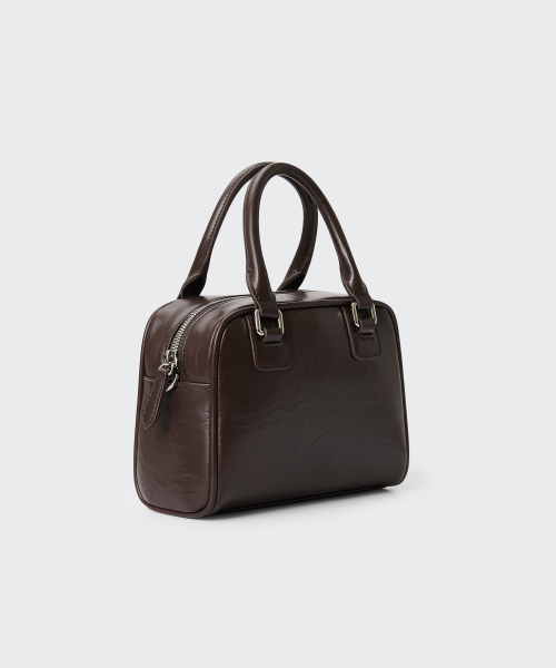 MUSINSA STANDARD WOMAN（ムシンサスタンダードウーマン）の「ミニボウリングバッグ [ブラウン]（ショルダーバッグ・レディース・その他・FREE）」の2枚目の写真