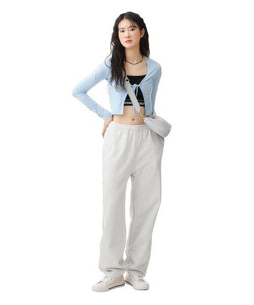MUSINSA STANDARD WOMAN（ムシンサスタンダードウーマン）の「レディースリラックスラウンジスウェットパンツ[メランジライトグレー]（スウェットパンツ・レディース・その他・SMALL/MEDIUM/LARGE/X-SMALL）」の9枚目の写真