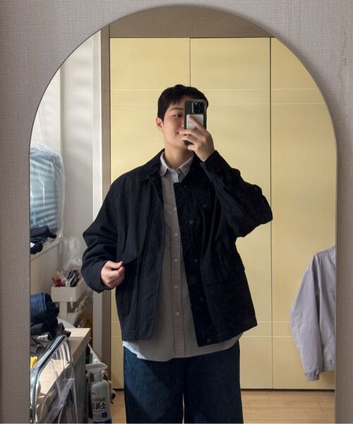 TOFFEE(トフィー)の「モアワイドデニムパンツ (WASHED GREISH BLUE)(デニムパンツ・メンズ・その他・SMALL/MEDIUM/LARGE/X-LARGE)」の7枚目の写真