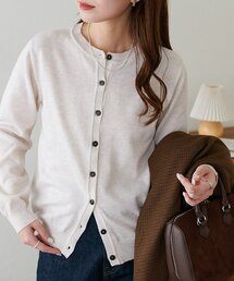 【WEB限定】ボタン配色カーディガン
