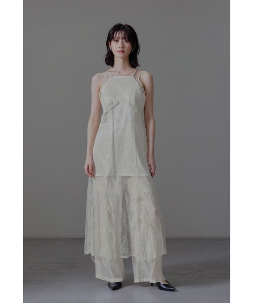 【niana】オケージョンドレス 3点セット niana（ニアナ） ドレス 3pieceマルチフリルドレス 結婚式 パーティー