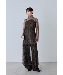 niana（ニアナ）の「スパークルレースレディドレス 3点セット レース パンツドレス 結婚式 二次会 同窓会 懇親会 入学式 卒業式 パーティードレス オケージョンドレス お呼ばれ（パンツドレス）」