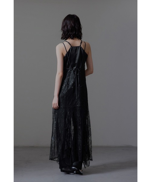 スパークルレースレディドレス 3点セット レース パンツドレス 結婚式