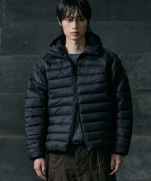P.IN.O(ピインオ)の「ライトタイプフードパディング(ダウンジャケット/コート・メンズ・ラベンダー/ブラウン/ブラック/スカイブルー・SMALL/MEDIUM/LARGE)」の8枚目の写真