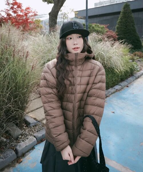 P.IN.O(ピインオ)の「ライトタイプフードパディング(ダウンジャケット/コート・メンズ・ラベンダー/ブラウン/ブラック/スカイブルー・SMALL/MEDIUM/LARGE)」の15枚目の写真