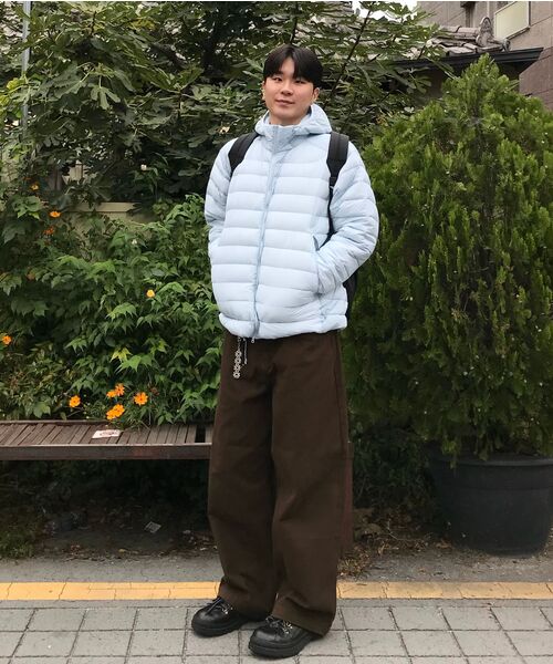 P.IN.O(ピインオ)の「ライトタイプフードパディング(ダウンジャケット/コート・メンズ・ラベンダー/ブラウン/ブラック/スカイブルー・SMALL/MEDIUM/LARGE)」の10枚目の写真