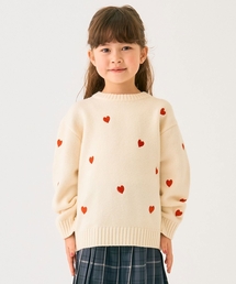 minimal（ミニマル）の「ハート刺しゅうニット（ニット/セーター）」